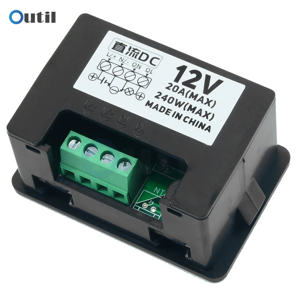 

0-999s/min/hour T2310 Digital Time Controller Countdown Timer Switch DC 12V 24V A220VC 110V Delay Timer Relay Power Supply