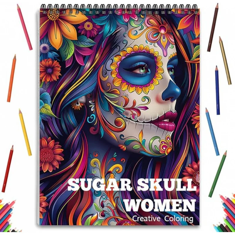 Art Coloring Book Original Upgraded Paper Thickened 24 Pages A Candy Bone Colorful Books Holiday Birthday Party Gift