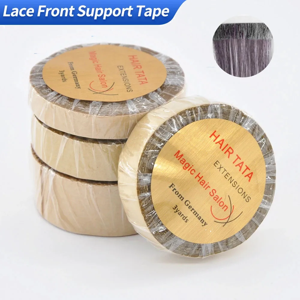 

3 Yards TATA Lace Front Wig Tape Strong Hold Double Sided Wig Adhesives Tape Waterproof Hair Extension Tape for Toupee Frontal