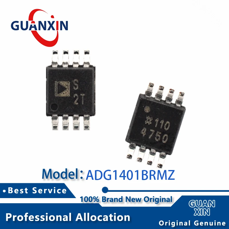 

100% New ADG1401BRMZ ADG1401BRMZ-REEL7 MSOP-8 Marking S2T ADG1401