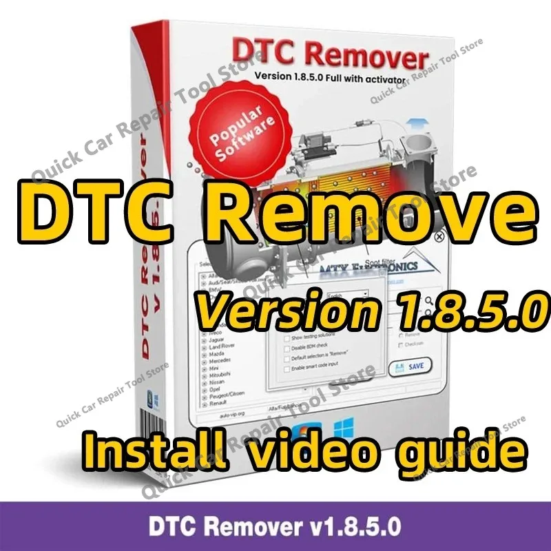 Picture 6: XDecoder 10.3 OBD2 Scanner Software & DTC Remover 1.8.5.0 DTC OFF Delete Software Disable Error Off DTC Remover for Many Laptops