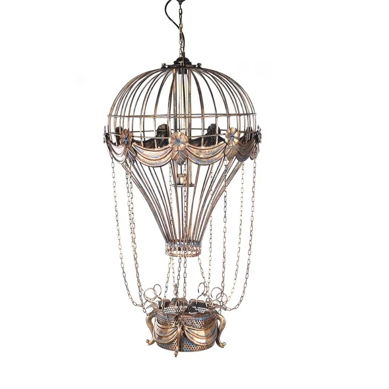 

Vintage Painted Hot Air Balloon Pendant Handmade Art Collection, Holiday Decorations and Gifts