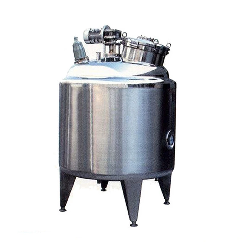 Serbatoio per miscelazione chimica Serbatoio per miscelazione miele ad alta velocità in acciaio inossidabile da 500 litri con sistema di riscaldamento