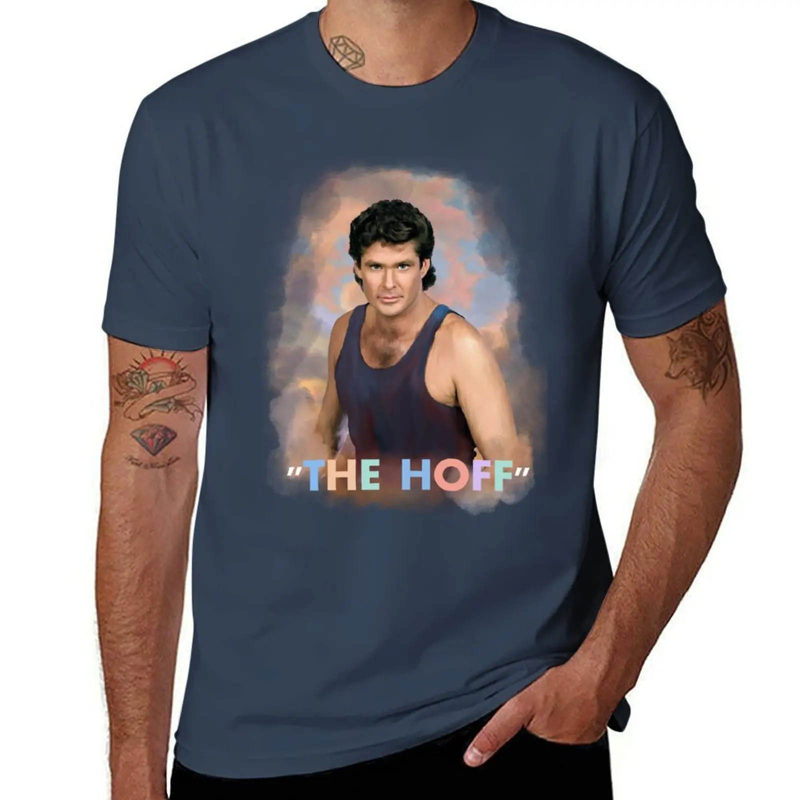 Camiseta The Hoff David Hasselhoff, camiseta básica ligera de manga corta