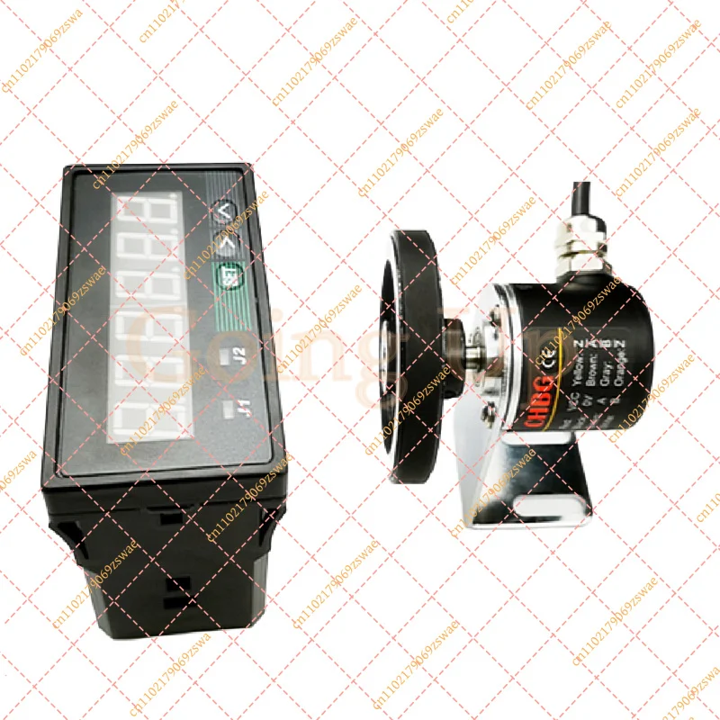 Edge banding machine meter high-precision roller type meter electronic digital display encoder meter wheel length controller