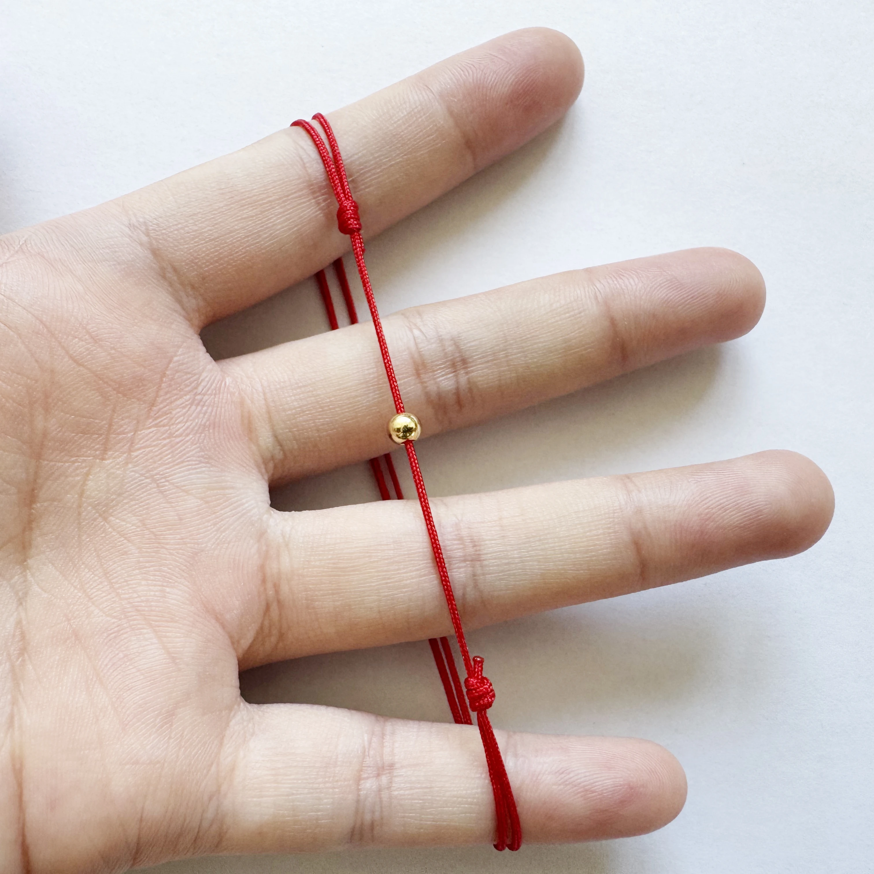 Red Bracelet Red Cord Bracelet Adjustable Kabbalah Red Knot String Bracelet Amulet for Protection, Evil Eye and Good Luck