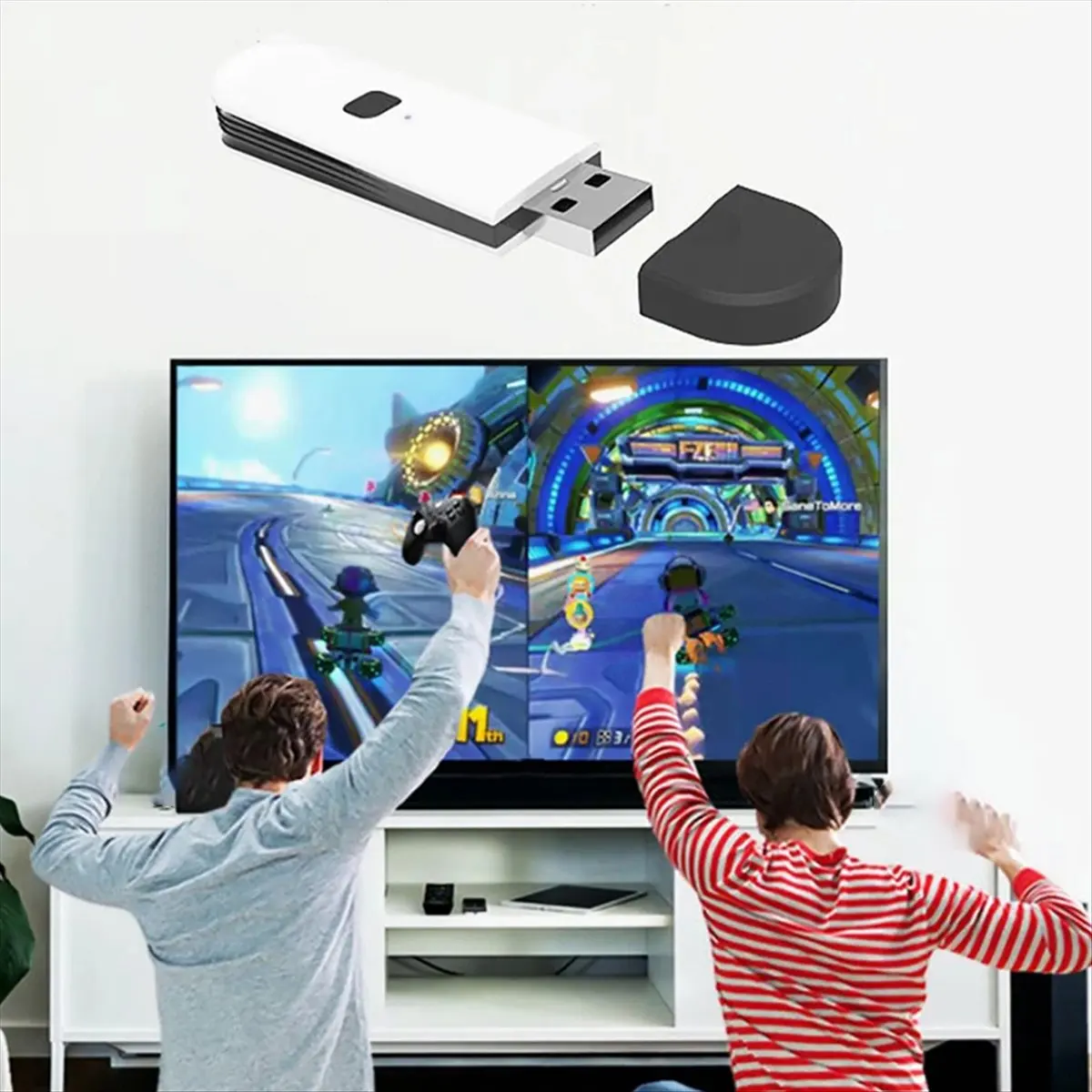 Promotion Adapter USB Receiver for /4/5 for ONE S SWITCH PRO Console Bluetooth Wireless Controller Gamepad Dongle Adapter