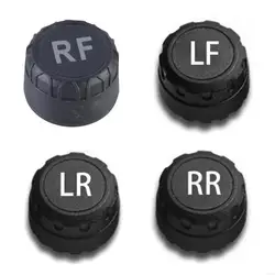 87HE Portable Wireless Car Tire Pressure Sensors TPMS Solar Panel Power Monitoring