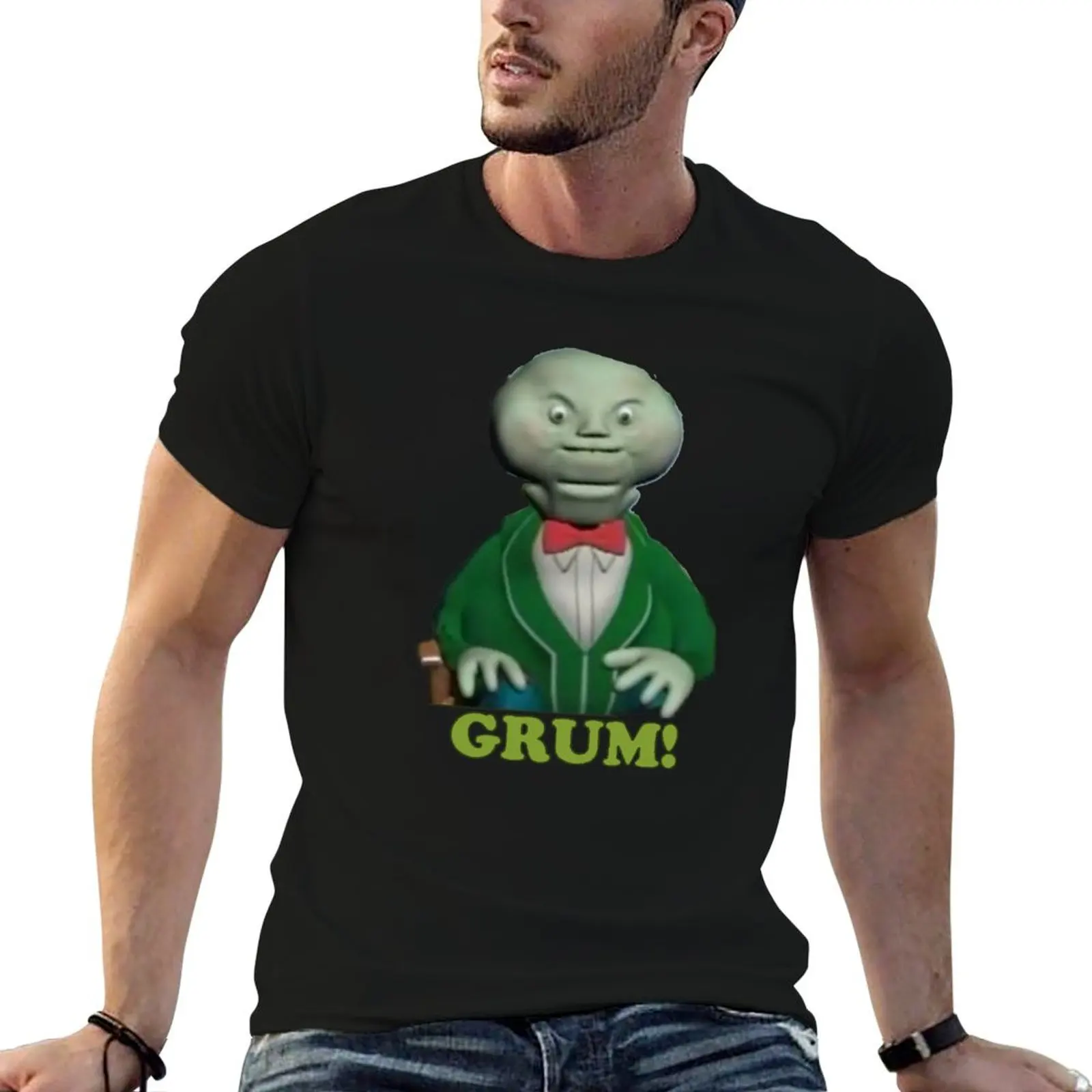 It's Grum! from the Pillgrums tim&eric T-Shirt t shirts for man slim fit t shirts cotton 100% T-Shirt