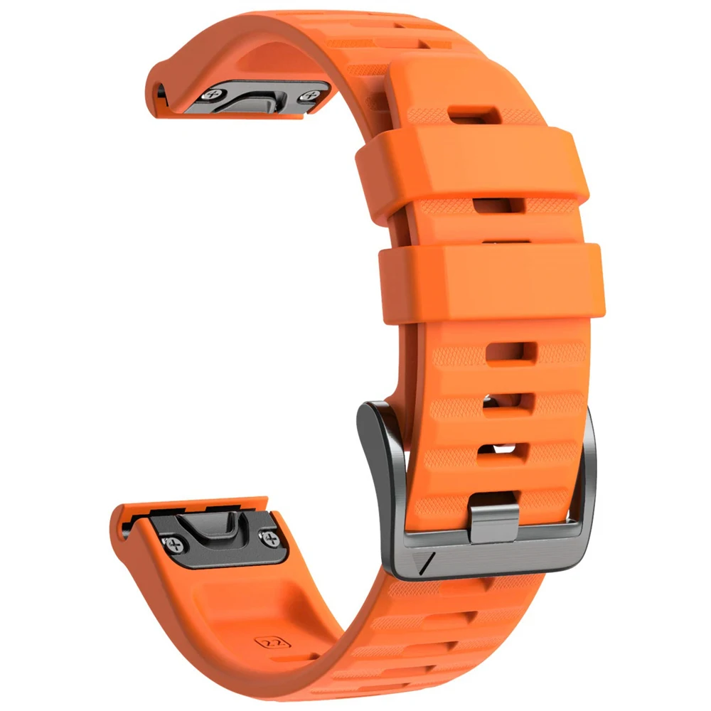 QuickFit 22 26 mm Silikonarmband für Garmin Fenix 8 51 mm E 47 mm 7X 7 6X Epix Pro Instinct 3 2X Forerunner 970 965 955 Uhrenarmband