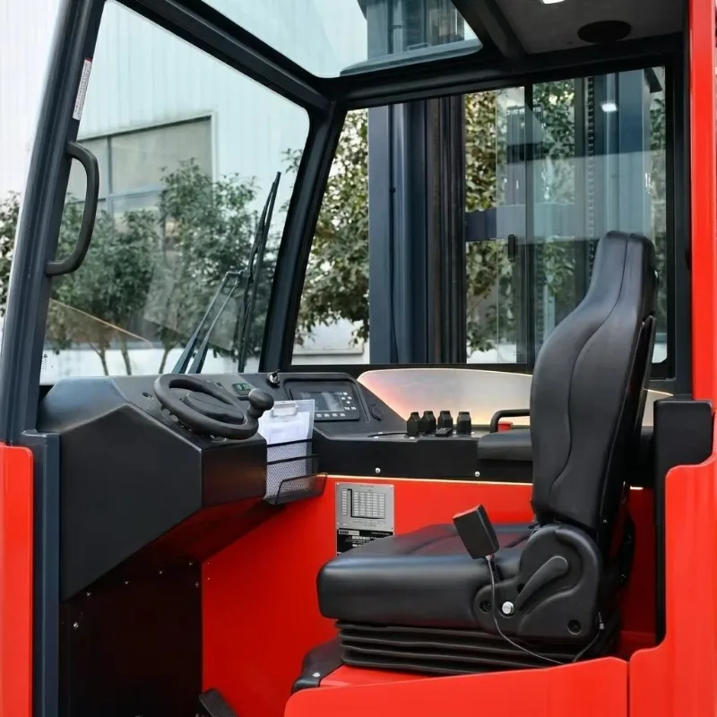 48V Lithium-Ion High Performance Standing Electric Reach Truck AC-Drive 5T Capacity Adjustable Steering Suspension 7500mm