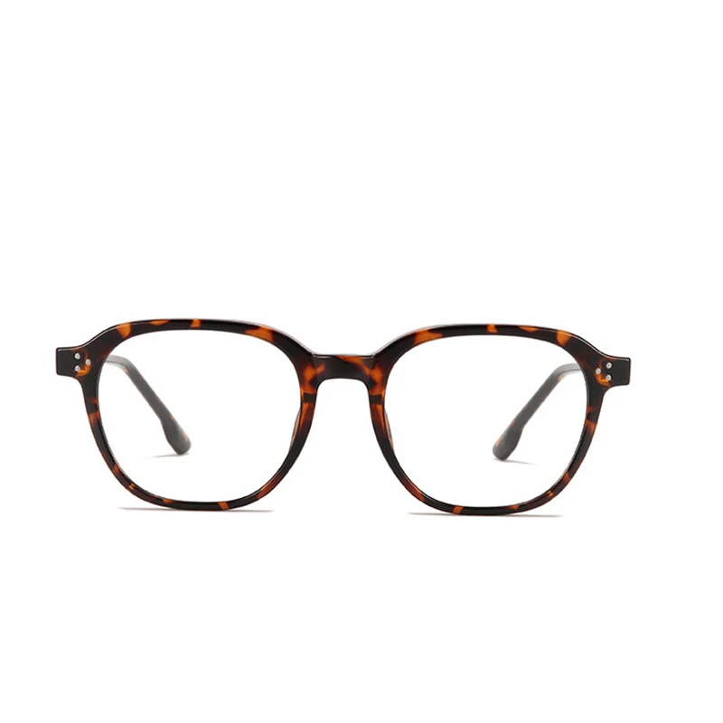 0 -0.5 -0.75 To -6.0 Leopard Frame Anti Blue Rays Oval Nearsighted Glasses For Women Men TR90 Student Prescription Spectacles