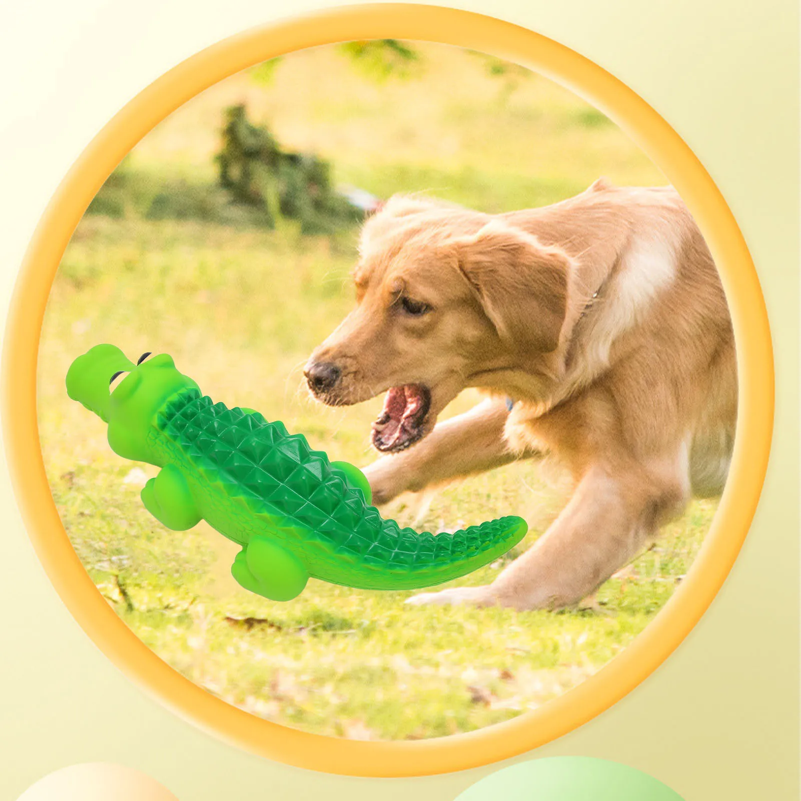 Squeaky Latex Dog Toys Cute Animal Shape Interactive Bite Resistant Dog Latex Chewing Toys For Indoor Outdoor