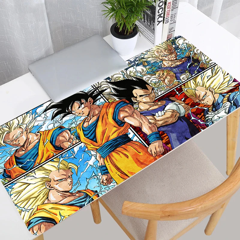 Retro Gaming Keyboard And Mouse - Retro DBZ Themen-Mauspad HD-Druck Computer-Gamer-Tastaturunterlage Dragon