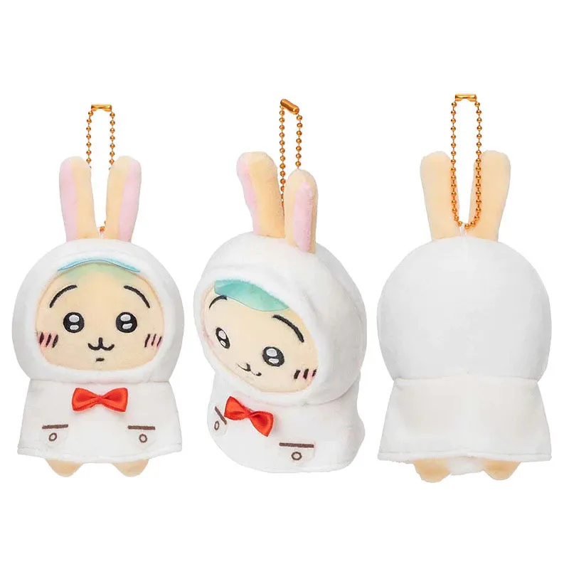 Chiikawa Japanese Cute Raincoat Series Pendant Usagi Hachiware Cute Cartoon Backpack Pendant Gift Plush Toy Girl Birthday Gift