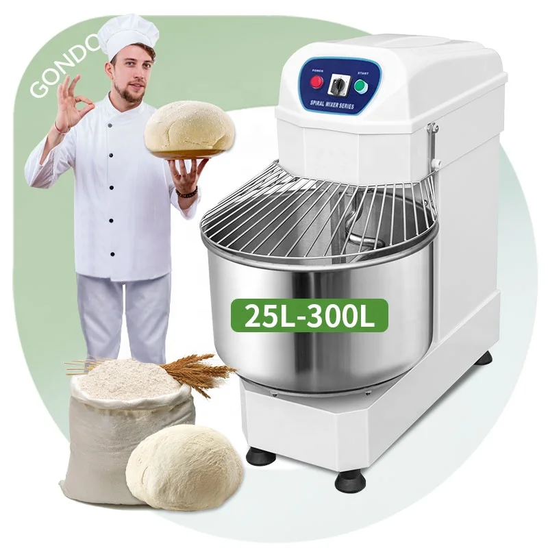 

20kg Vertical Flour Mix Kneader Amasadora De Pan Second Hand Dough Bread Mixer Machine for Industry