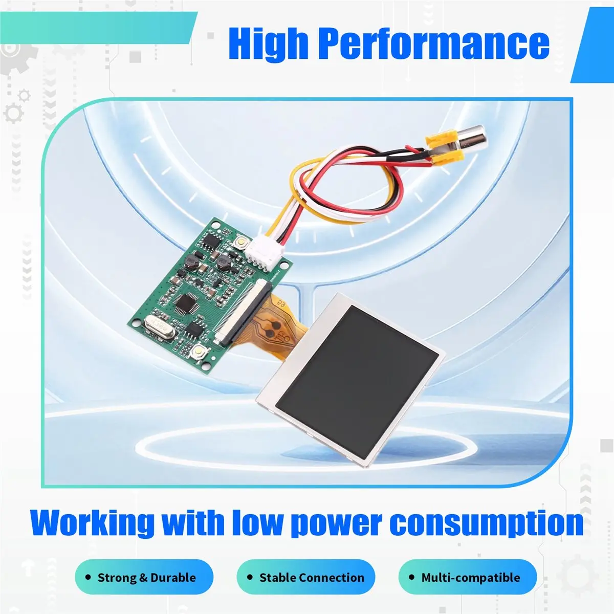 Y91A*☀▃2 Inch LCD Display Module Kit 640x240 4:3 with for in for Household Appliances