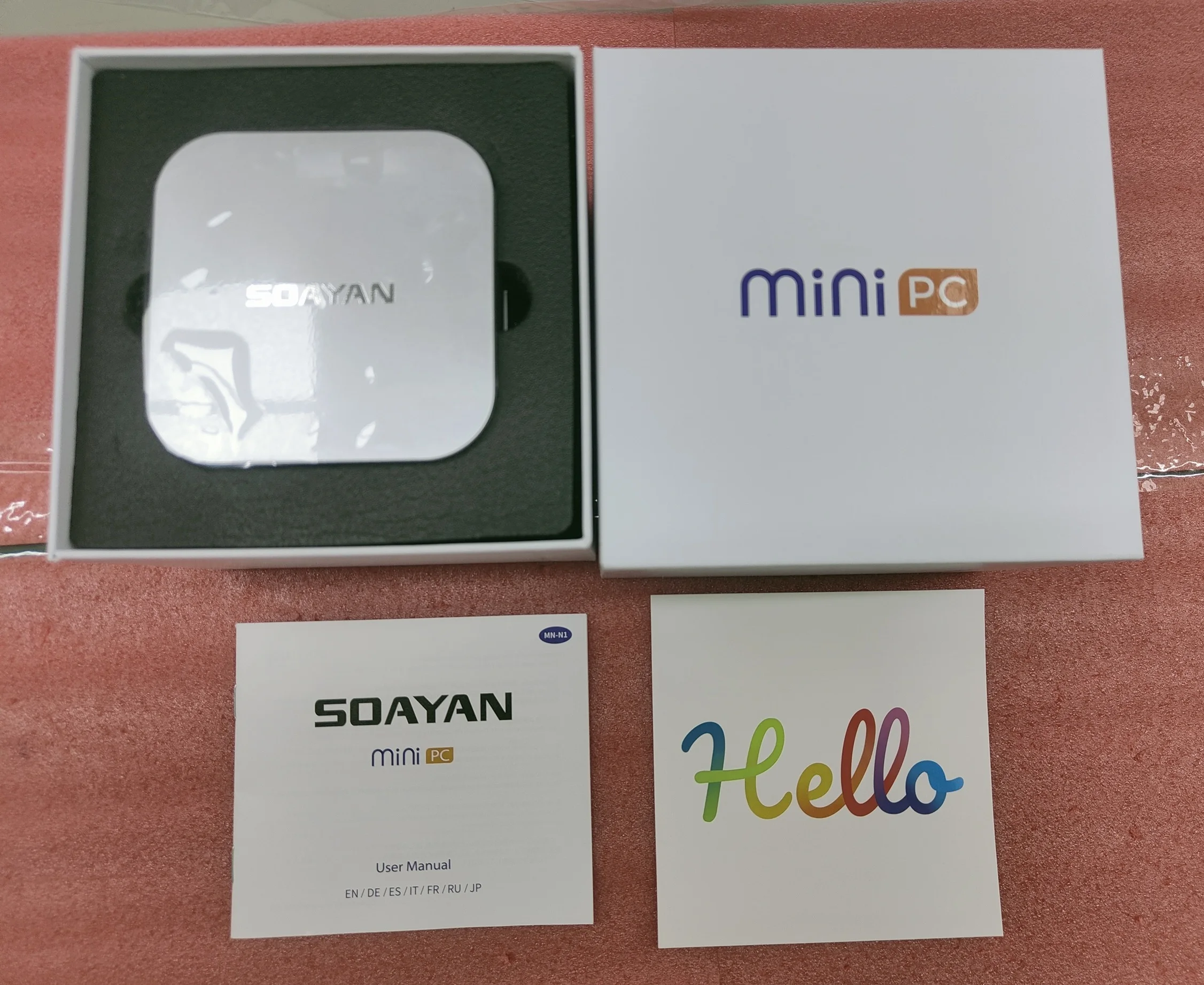 SOAYAN 2025 كمبيوتر صغير Intel N150 12GB DDR5 كمبيوتر صغير صامت منخفض الطاقة Linux/Win11 Pro OS