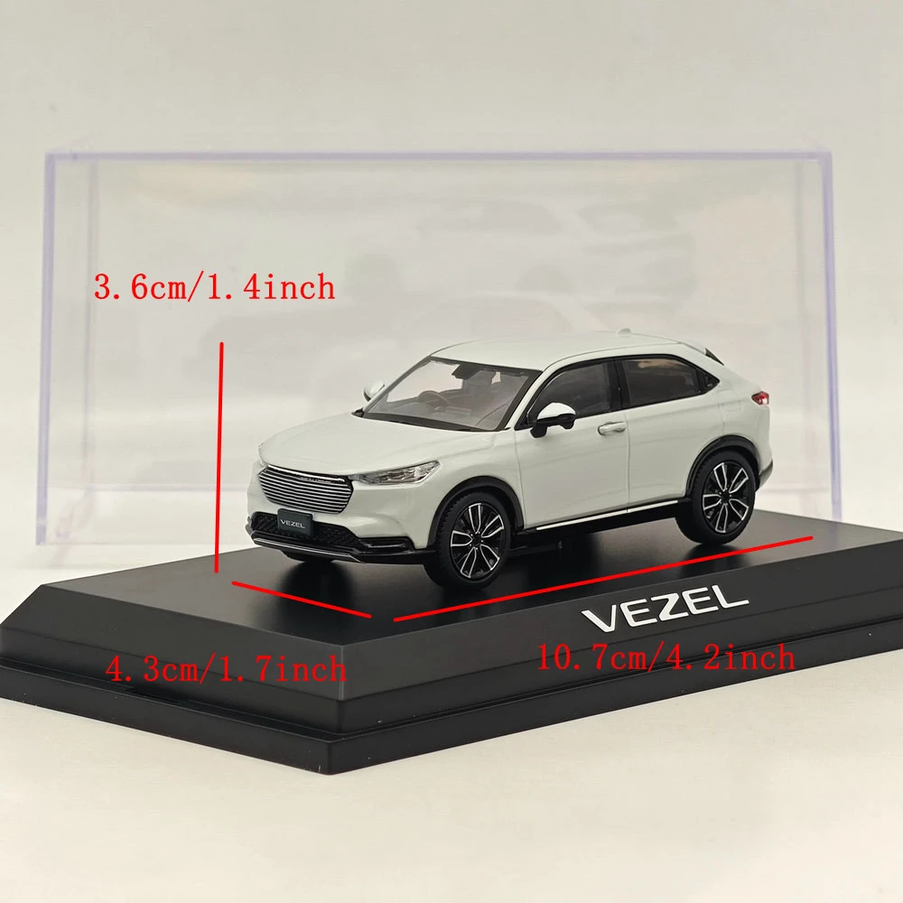 1/43 Hobby Giappone VEZEL e:HEV Z Premium Sunlight White (P) HJ 432002 SW Diecast Model Car Collezione limitata Auto Toys Regalo