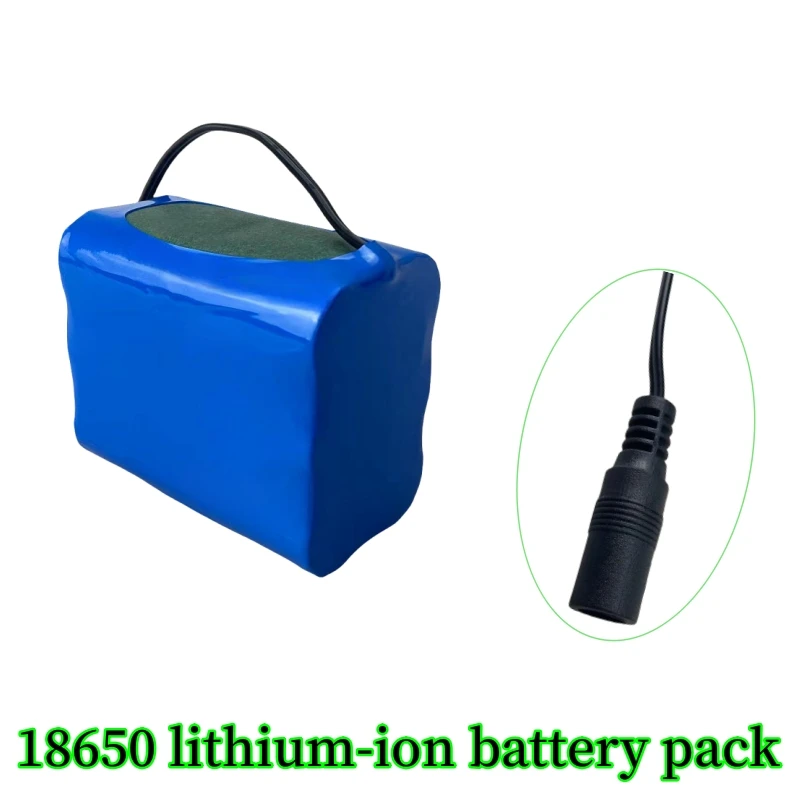 Paquete de batería de litio 18650 2S3P 10.0AH, luz LED de pesca, Altavoz Bluetooth, batería de iones de litio de 7,4 V