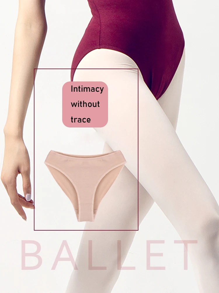 Underwear for Dancing  Cotton Invisible High Span Ballet Jumpsuit Body Pants Underwear for Ballet Gymnastics Clothes for Girls