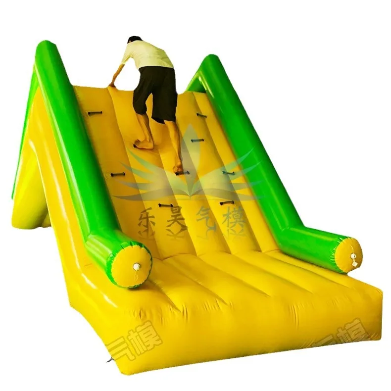 Inflatable water slide Rock climbing Water rides Triangle slide