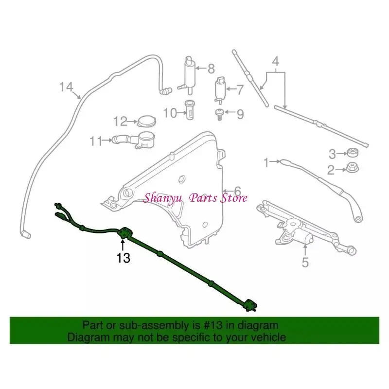 

Windshield Washer Nozzle Jet for F82 F83 Auto Accessories 61667367464 R6FB