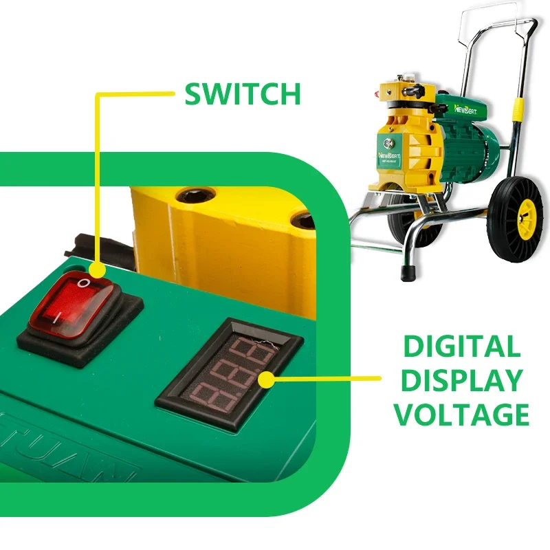 NewBeat 3000 W Farbspritzpistole, Ausrüstung, elektrische Hochdruck-Airless-Spritzmaschine