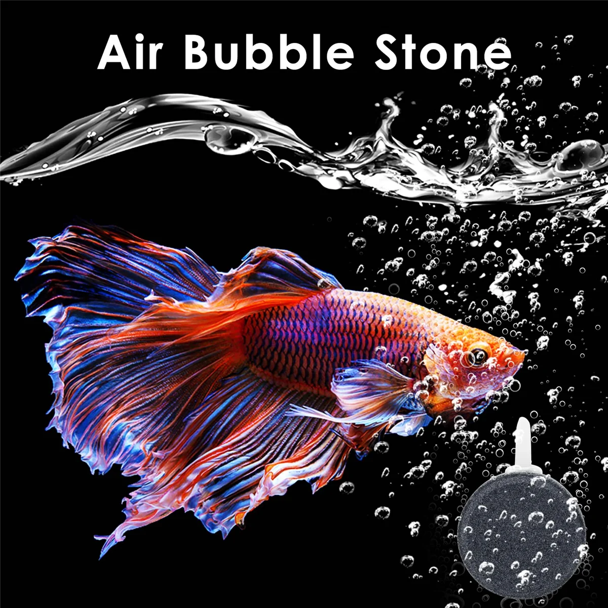 4Cm Air Bubble Stone Aerator Aquarium Fish Tank Pump Hydroponic Oxygen Plate HOT