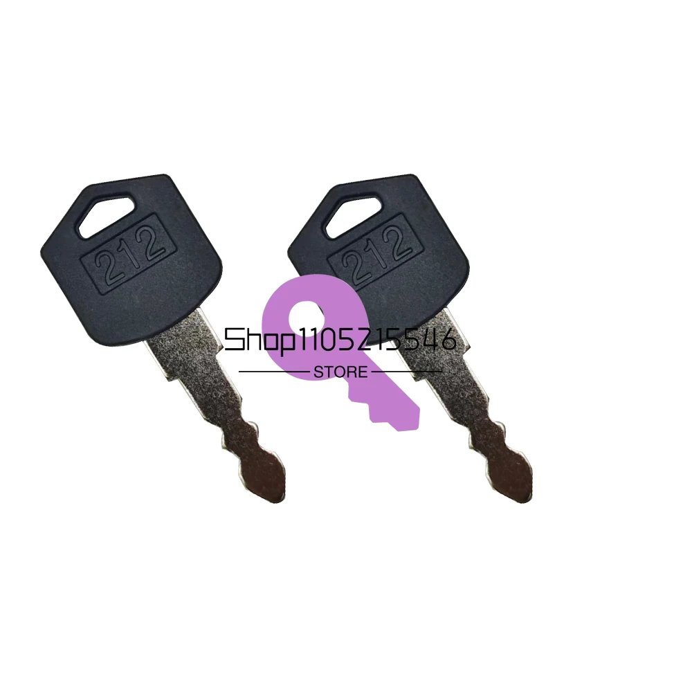 20/10/5/1pcs New 212 Keys D554212 Ignition Key for Doosan Daewoo Forklift Skid Steer
