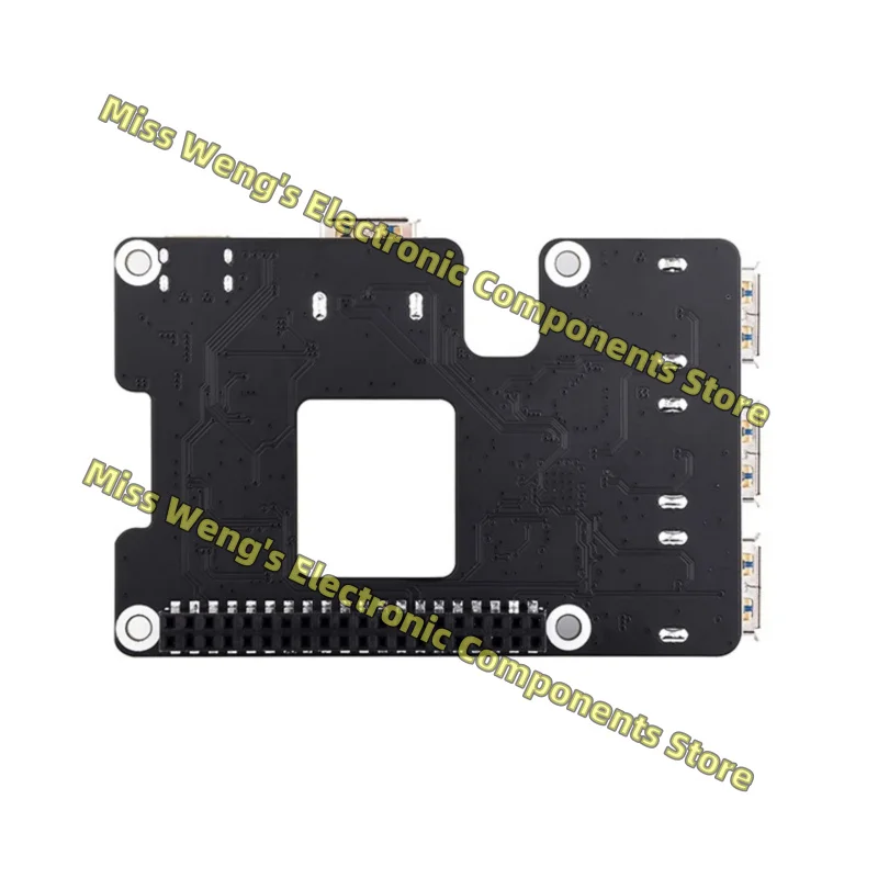 PCIe to USB 3.2 Geni expansion board HAT+standard driver free 1-to-4 high-speed , PCIe TO USB 3.2 Gen1 HAT+