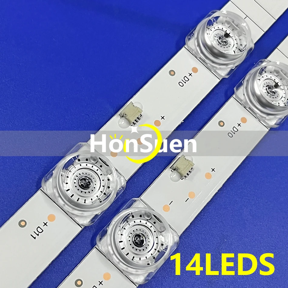 KIT 2PCS  LED Backlight Strip for Hisense 43H6500G 43R6000GM 43R6090G 43R6090GS 43H6G