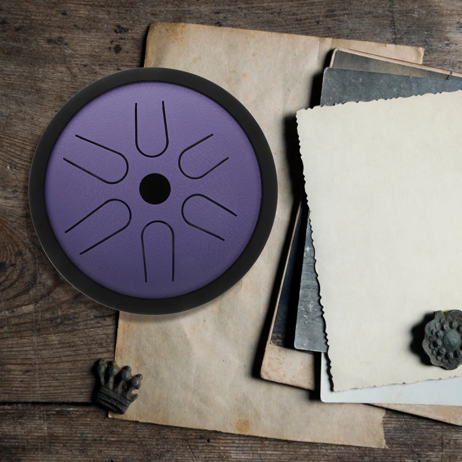 

Pocket Drum Adults Tank Percussion Portable Ethereal for Music Lover Creative Tongue Blank