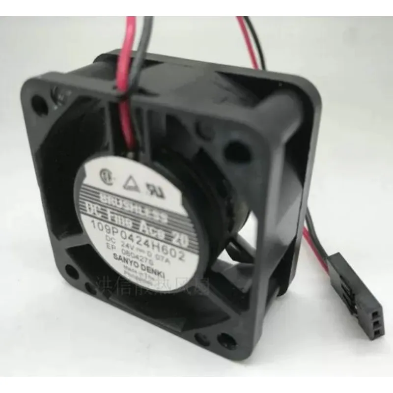 Original New Fan for Sanyo 4020 109P0424H602 DC24V 0.07A Cooling Fan 4cm 40 * 40 * 20MM