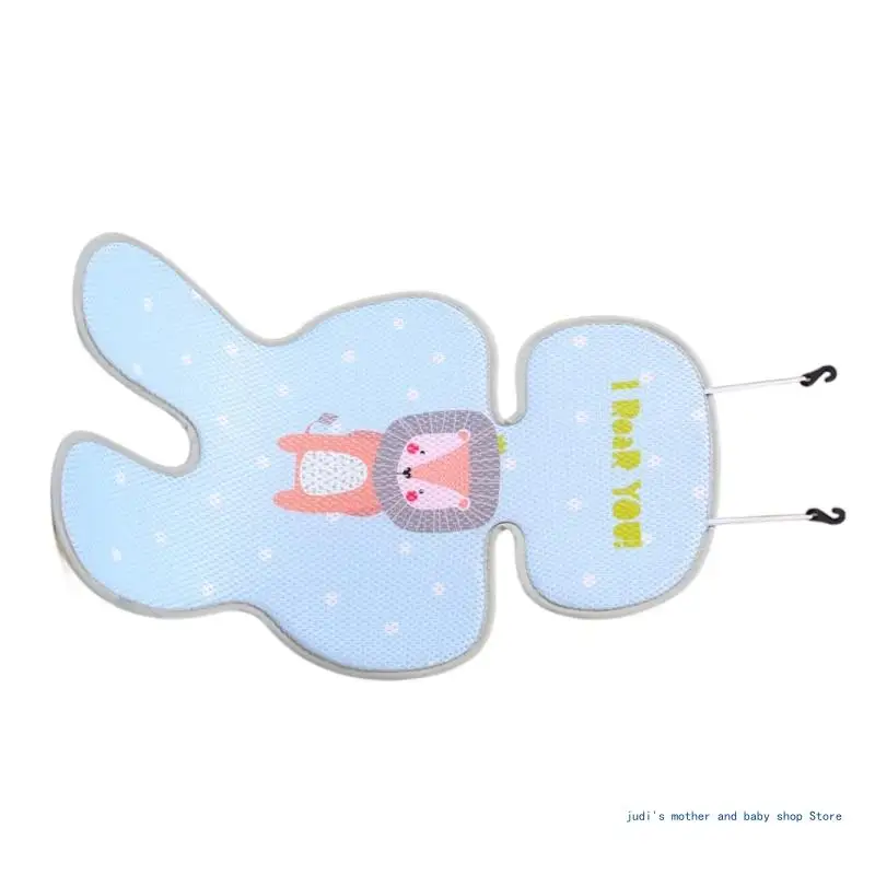 67JC Baby Stroller Cushion Cartoon Soft Baby Body Support Cusion Buggys Pushchair Pad Liner for Toddler Pram Pad