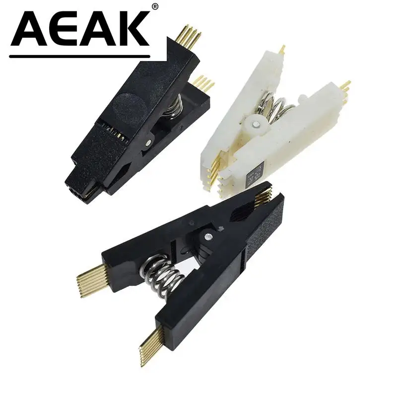 AEAK Programmer Testing Clip SOP8 SOP16 SOP SOIC 8 16 SOIC8 SOIC16 DIP8 DIP 8 Pin IC Test Clamp