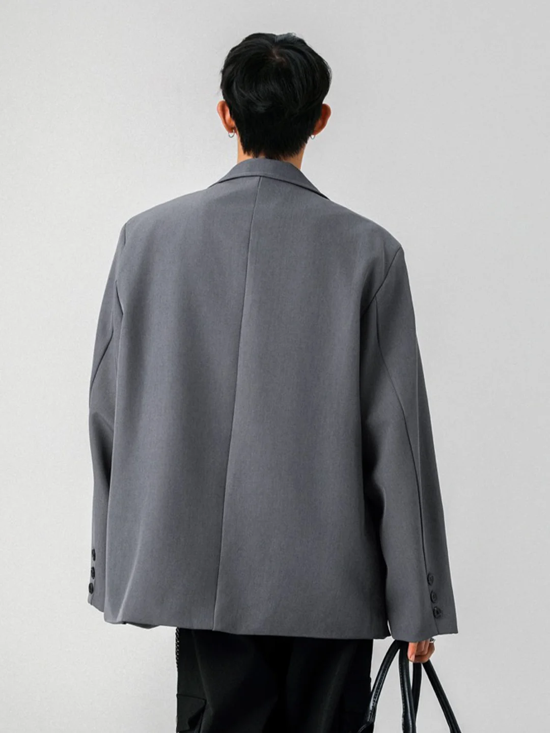 남성용 오버사이즈 블레이저 재킷 한국 스트리트웨어 루즈 - Street Fashion For Boy 리뷰 및 가격