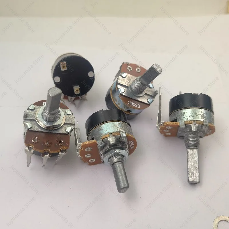 Stock 138 Type Single Belt Switching Potentiometer B350K B330K B500K Temperature Adjusting Electronic Universal Furnace view 3
