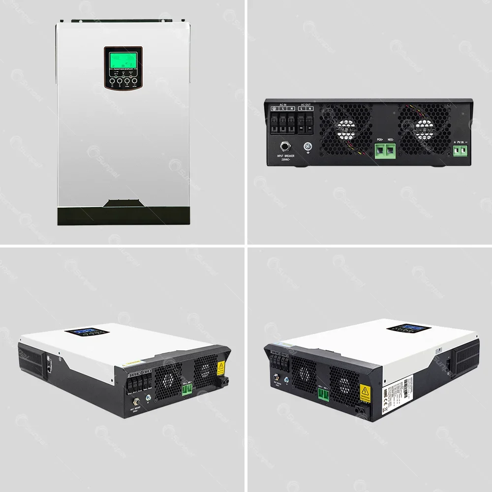 Off Grid Solar Pv Inverter 8Kw Hybrid Solar Energy Storage Inverter With Mppt Charge Controller