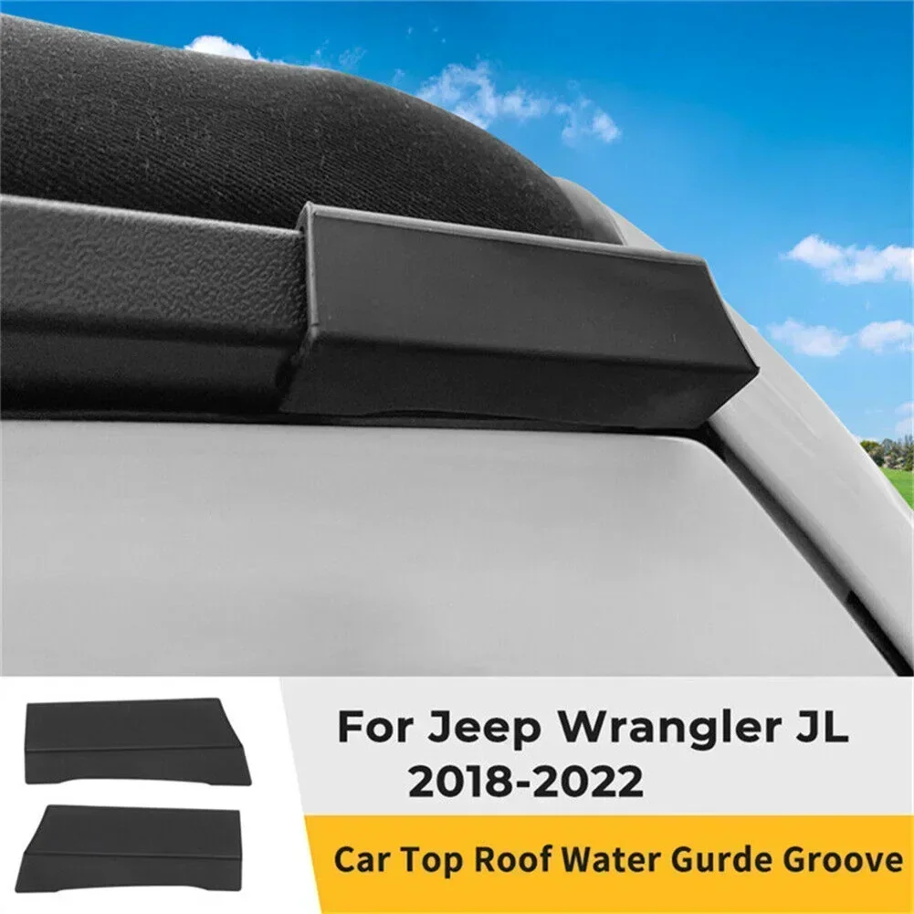 Effective And Long Lasting Rainwater Diversion Roof Rain Gutter Extension Diversion For Jeep Wrangler JL 2018 2022 JT 2020 2022