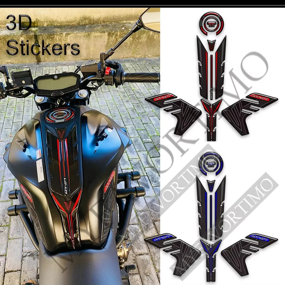 

Motorcycle For Yamaha MT-07 MT07 MT 07 SP 2018 2019 2020 Tank Pad Grips Gas Fuel Oil Kit Knee Windscreen Protector Stickers