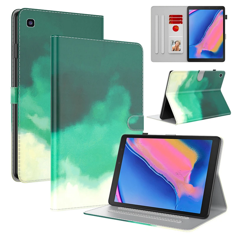 Wallet Case For Samsung Tab A 8.0 2019 SM-T290 cover PU Leather stand Shell For 2019 Galaxy Tab A 8.0 T295 T297 T290 case Coque