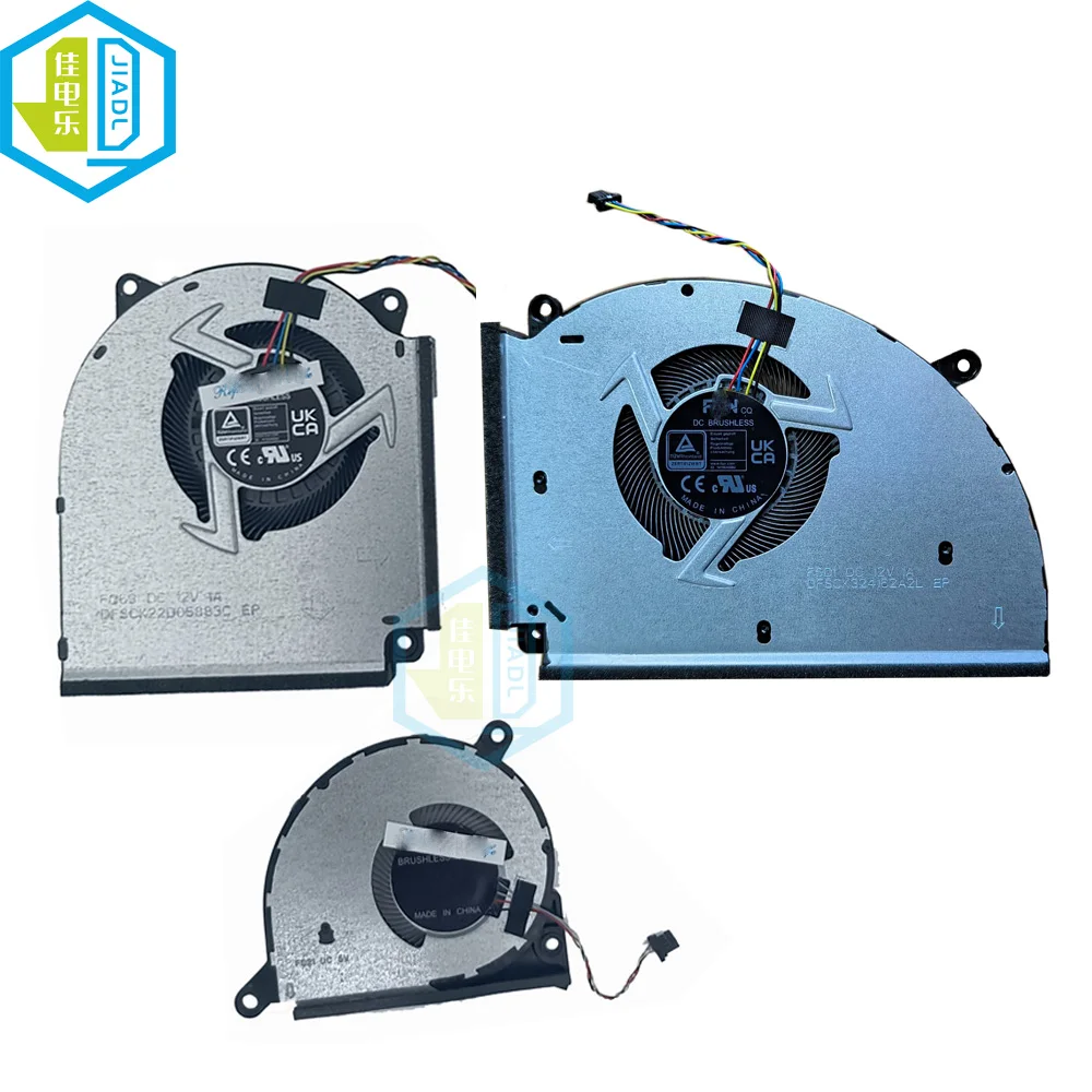 

CPU GPU Cooling Fan For ASUS ROG Strix 18 G814 G834 G814JV G814JU G814JZ JR G834JZ G834JY G814J G834J Gamer Notebook Cooler Fans