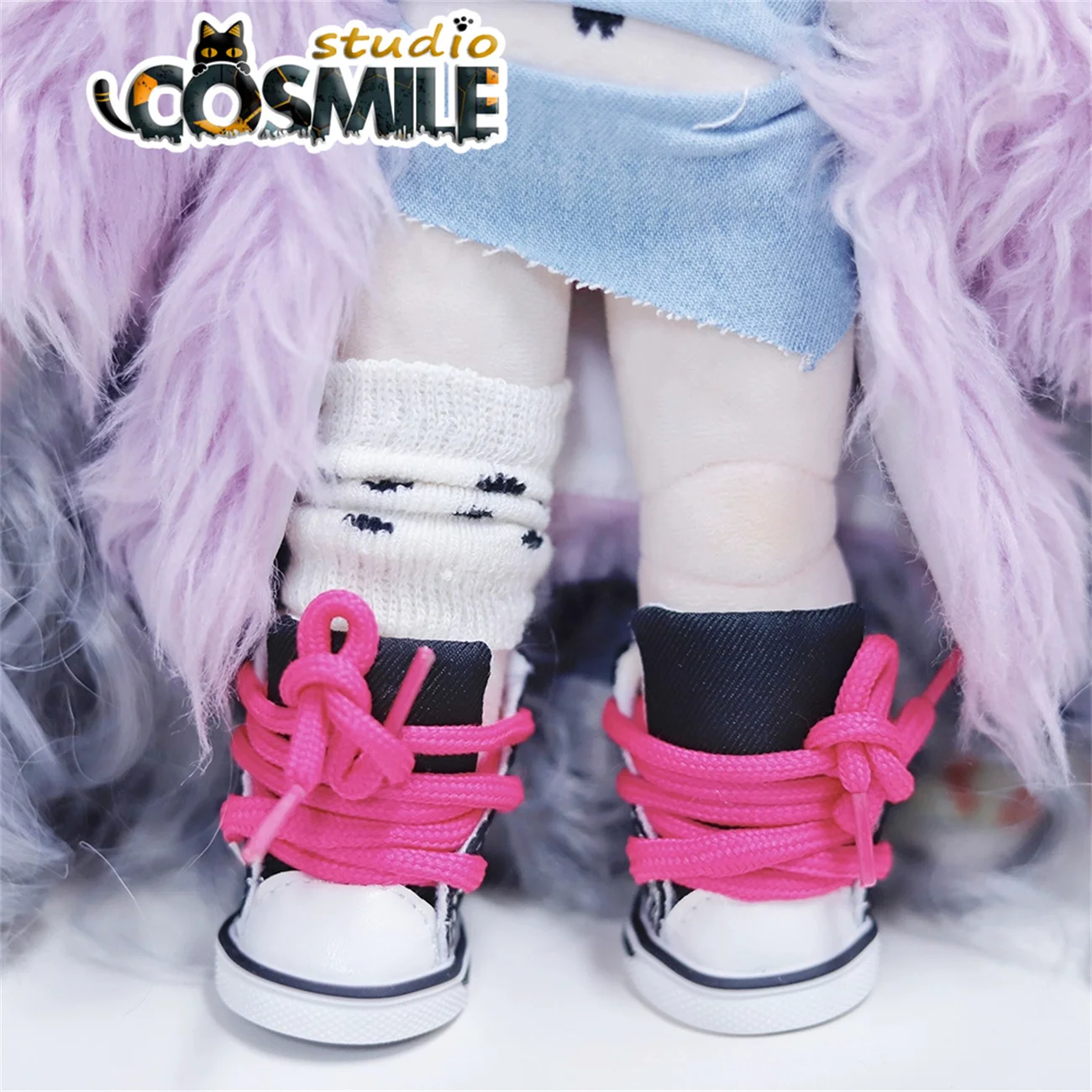 Doll Use No attributes Kpop Star Idol Cyberpunk Punk Cool Guy Stuffed Plushie 25cm 30cm Plush Toy Doll Canvas Shoes WE