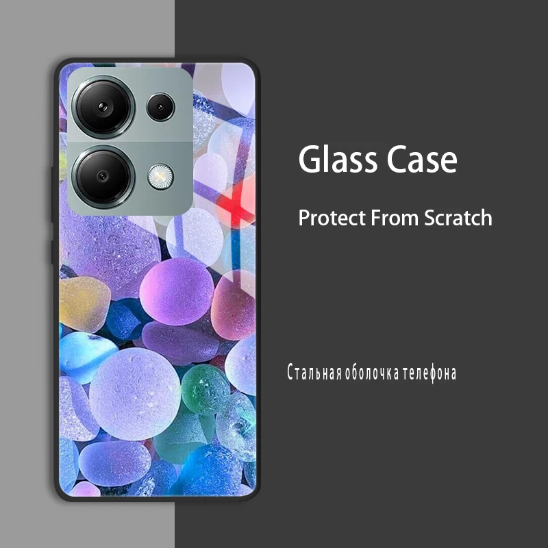 For Xiaomi Redmi Note 13 Pro Plus Case Cover Tempered Glass Case Hard Shockproof Coque Bumper For Redmi Note 13 5G Protect Case
