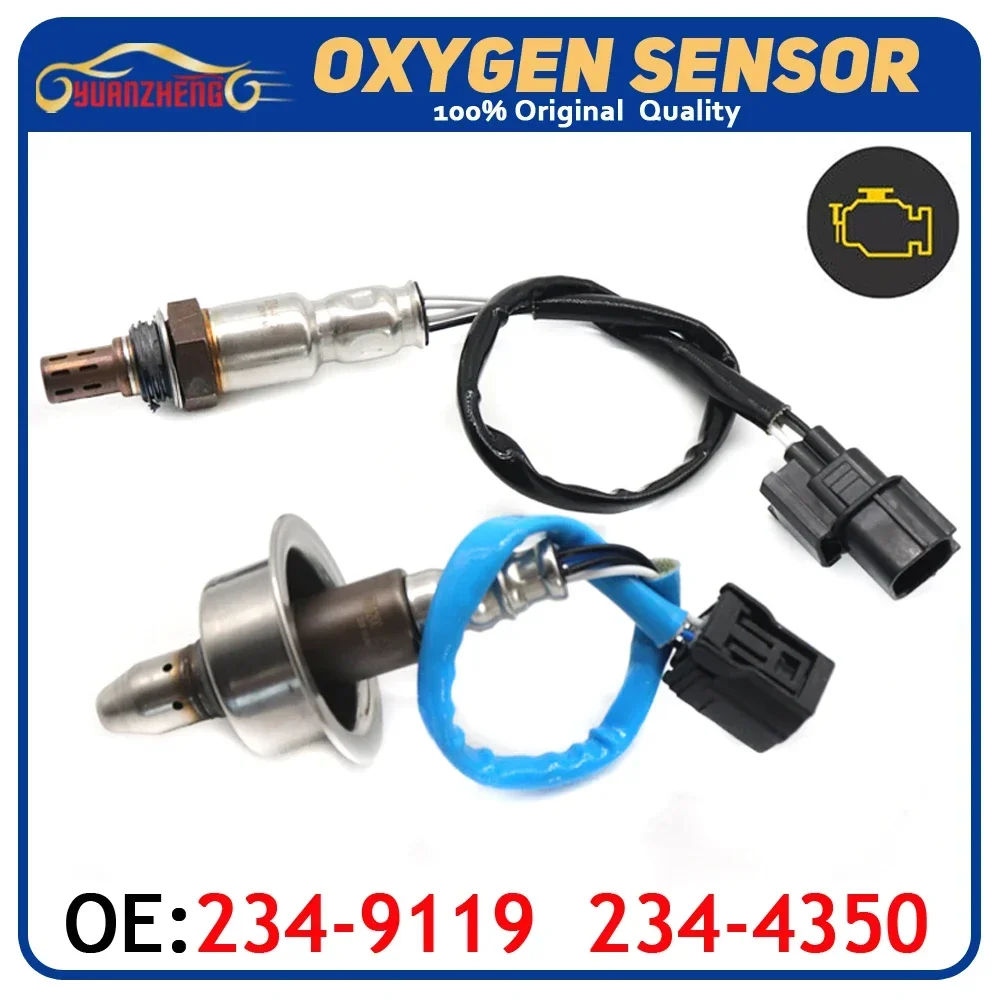 2x Downstream&Upstream Air Fuel Ratio Lambda O2 Oxygen Sensor 234-9119 234-4350 For Acura ILX 2.0L Honda Civic 1.8L 2012-2015