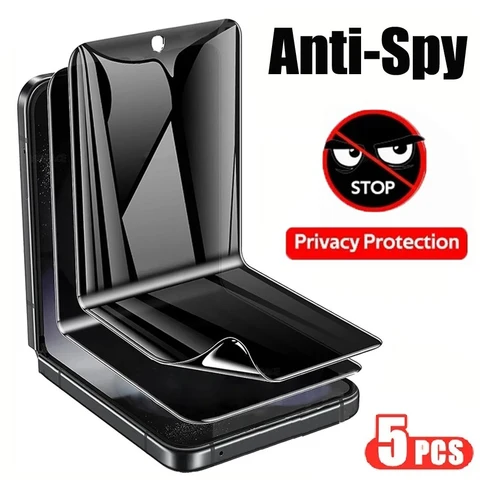 5Pcs Privacy Anti-Spy Peeping Hydrogel Film For Samsung Galaxy Z Flip 5…