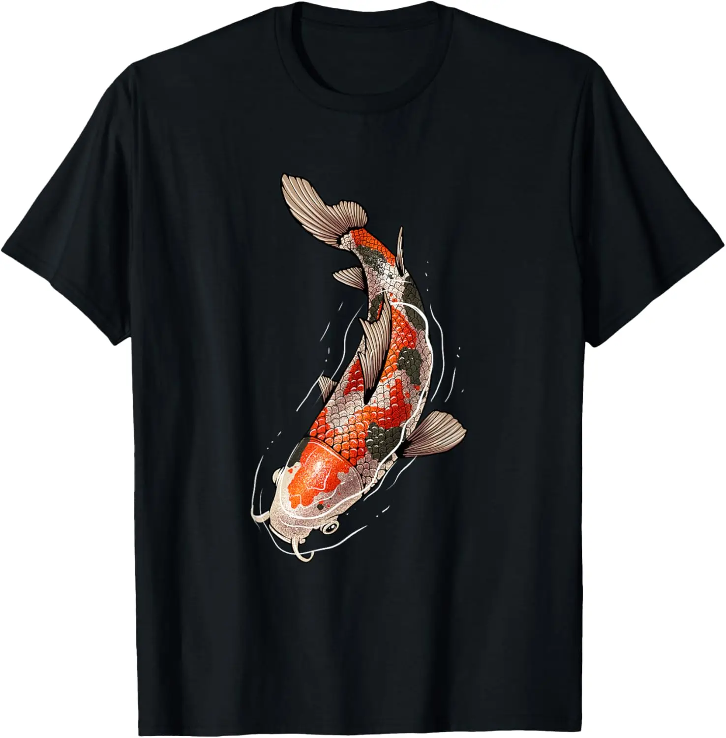 

Koi Fish Japanese Style Graphic Tee Men Women Summer Trip T-Shirt Breathable Cotton
