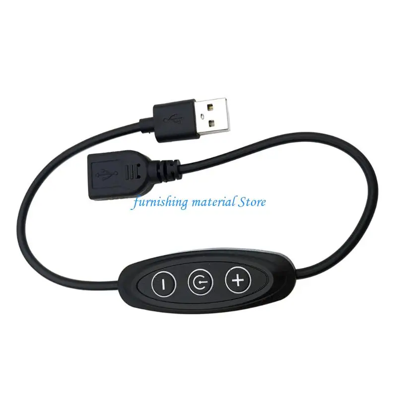 Y5GD LED Light Dimmer Controller 5V 2A With 8 Level Brightness Adjustment Plastic Housing