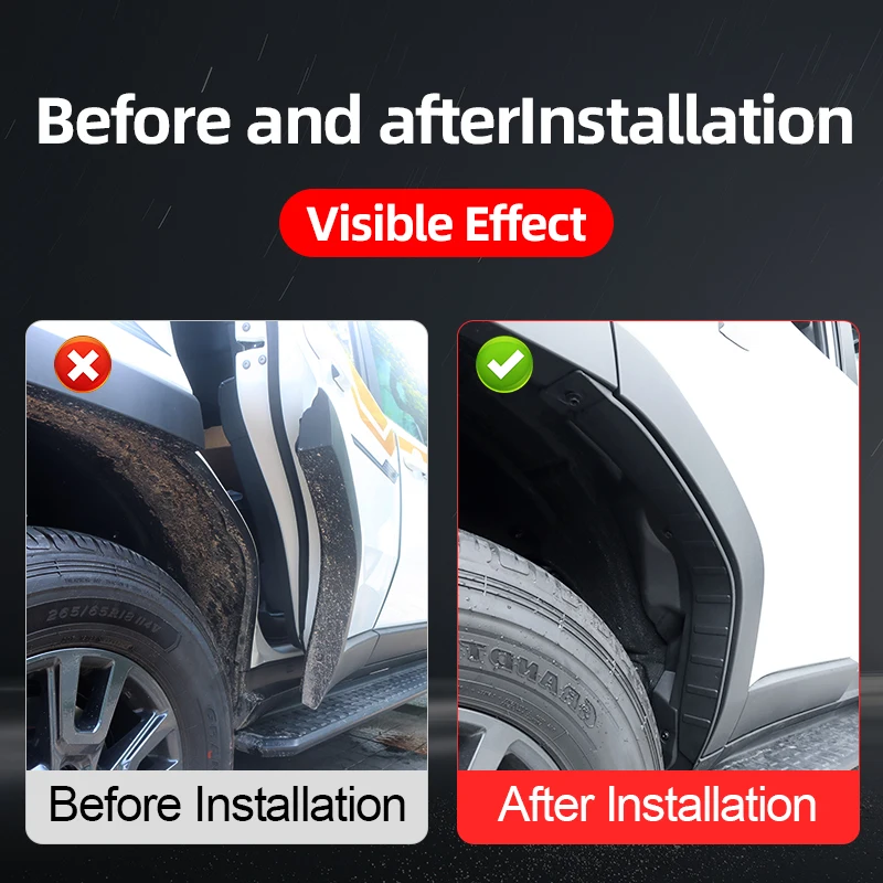 

For 2024 Toyota Land Cruiser 250 1958 Prado LC250 rear wheel fender lining First Edition FJ250 Exterior